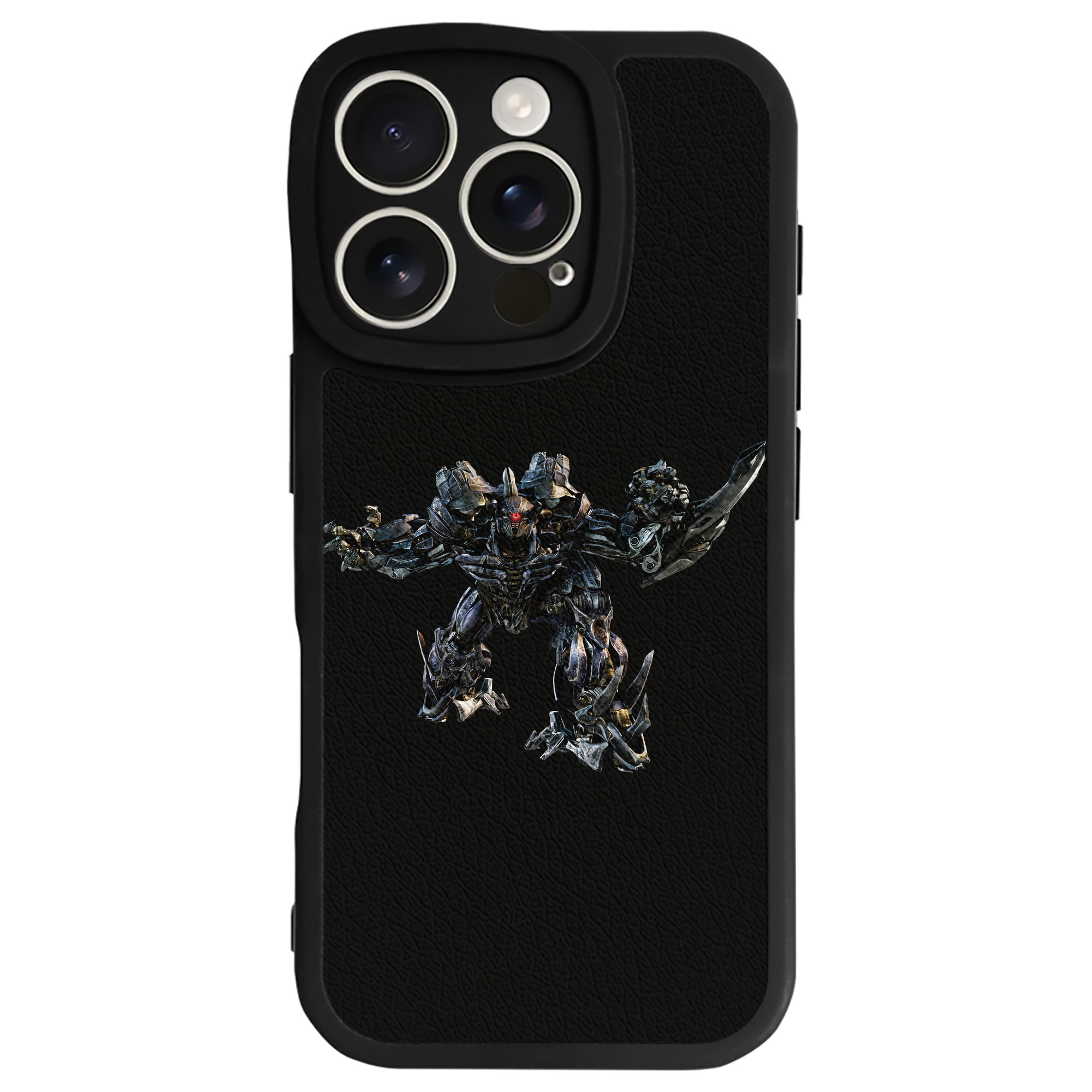 （画像用） Transformers トランスフォーマー 【iPhone 16シリーズ対応】シリコンスマホケース（レザー調） 材質：シリコン